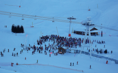 Val Thorens ski area, beginners' area, Rond Point des Pistes