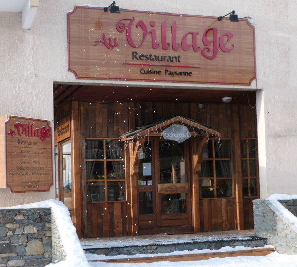 Au Village Val Thorens restaurants, Caron sector, Au Village