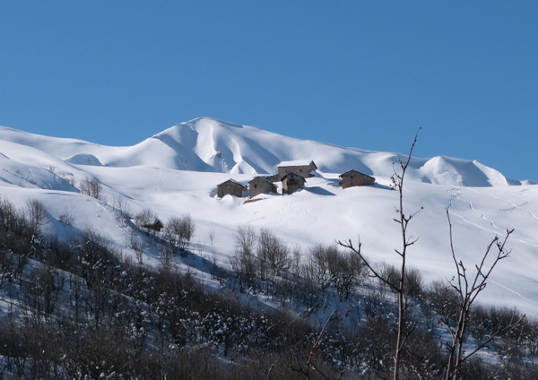 Chalets near Col de la Fenetre Chalets near Col de la Fenetre