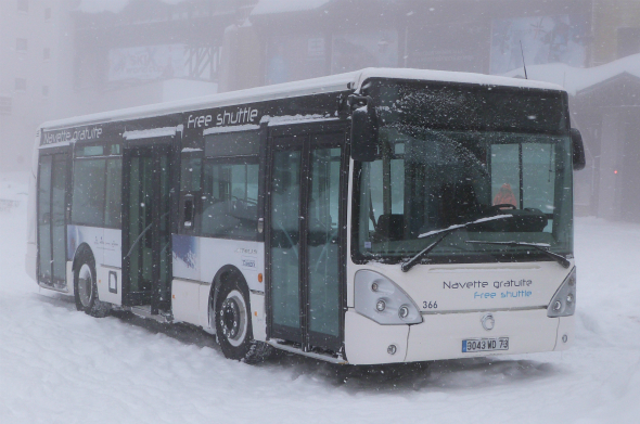 Val Thorens resort shuttle bus