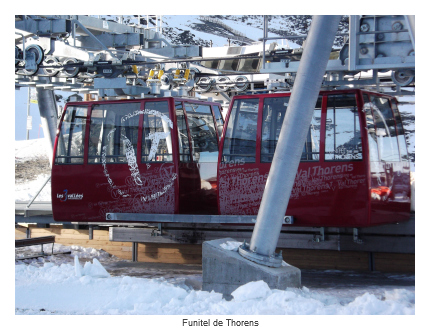 Val Thorens guide, lift system in Val Thorens, Funitel de Thorens