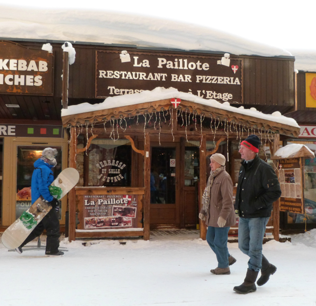 La Paillote Val Thorens restaurants, Caron centre, La Paillote