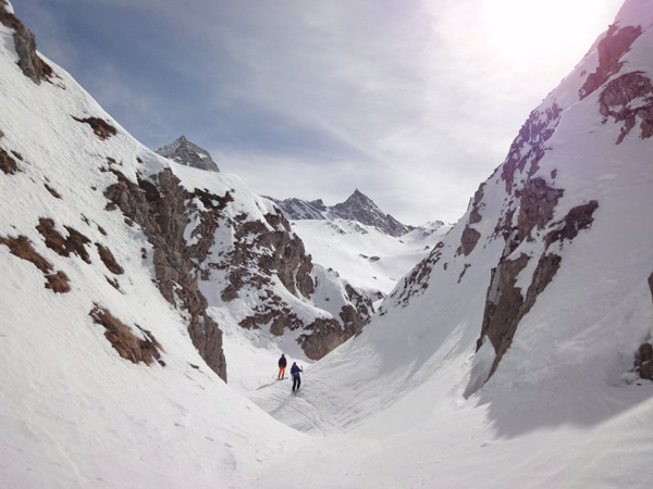 Off piste near Pralognan Off piste near Pralognan