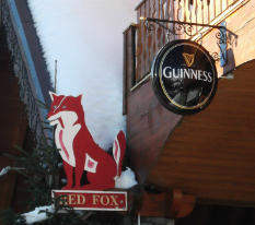 Val Thorens bars and pubs -view of the Red Fox