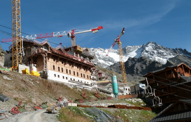 Chalet des Neiges Koh-i Nor Val Thorens news, September 2012 report, building of Koh-i Nor