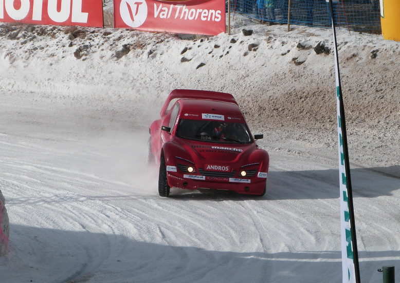 Trophée Andros 2014 in Val Thorens, electric car