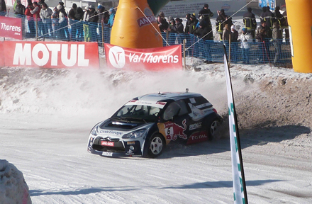 Sébastien Loeb at the Trophée Andros, Val Thorens