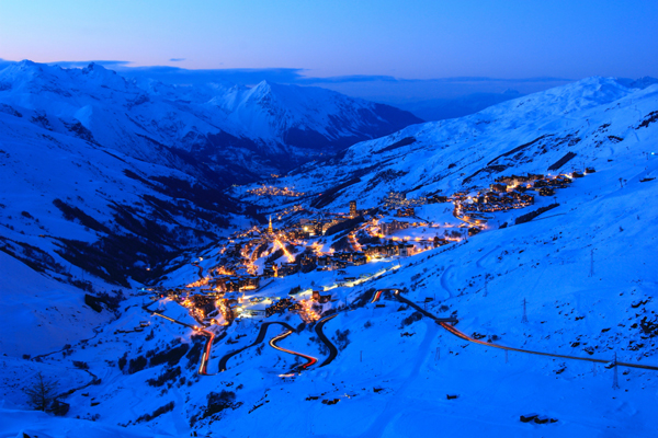 Belleville valley in the evening