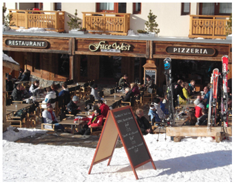 Face West Café, Val Thorens