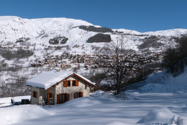 St Martin from le Chatelard View of St Martin from le Chatelard