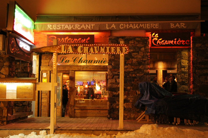 La Chaumiere, restaurant in Val Thorens