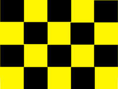 Chequered flag for avalanche risk 3 or 4 Chequered flag for avalanche risk 3 or 4