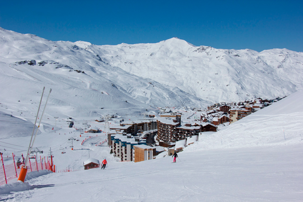 Corniche piste, Val Thorens Bottom of Corniche piste, Val Thorens