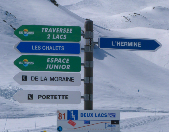 Top of 2 Lacs chairlift Val Thorens ski area news 2013 - top of 2 Lacs chairlift