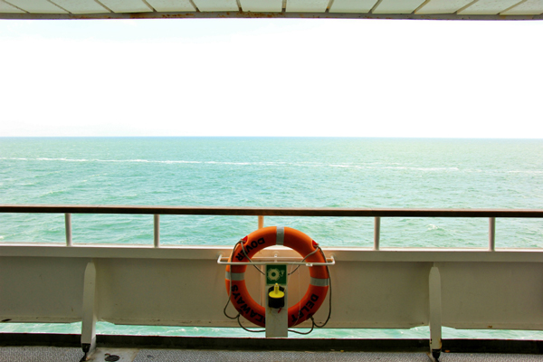 View from a DFDS ferry