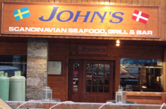 John's Scandinavian restaurant, rue de Gébroulaz, Val Thorens