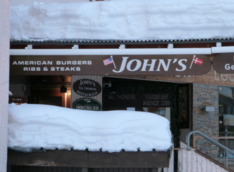 John's American restaurant, Val Thorens