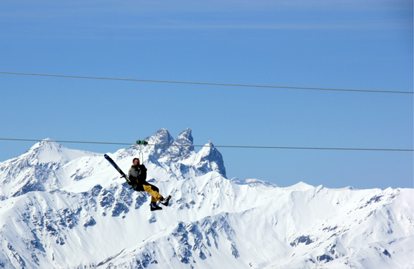 Val Thorens zipwire