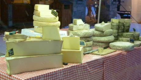Cheese at Val Thorens market