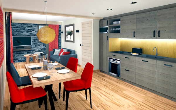 5 star Montana apartment, Val Thorens