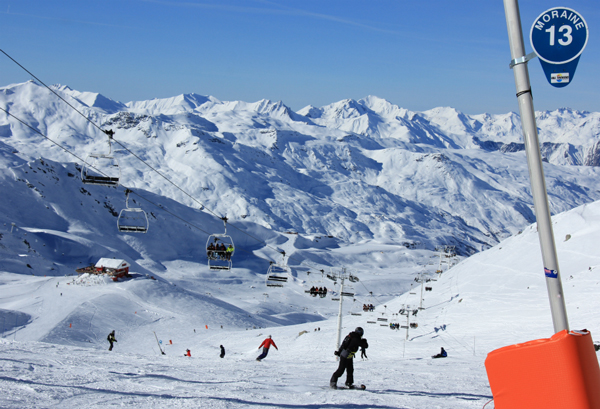 Moraine piste, Val Thorens