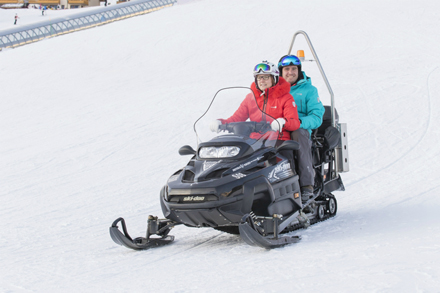 Ski doos (snowmobiles), Val Thorens