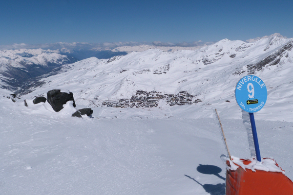 Niverolle piste, Val Thorens