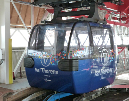 Peclet lift station Funitel Peclet on the opening day of the 2012-13 season