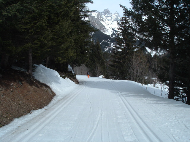 Cross country track near Pralognan