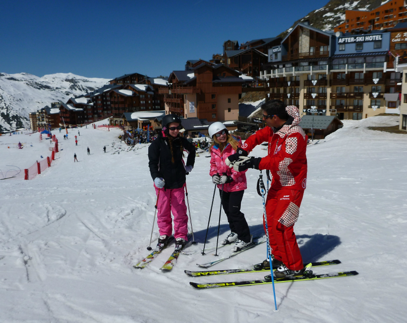Private ski lesson in Val Thorens