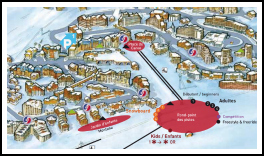 Val Thorens resort map (click to enlarge) Val Thorens resort map