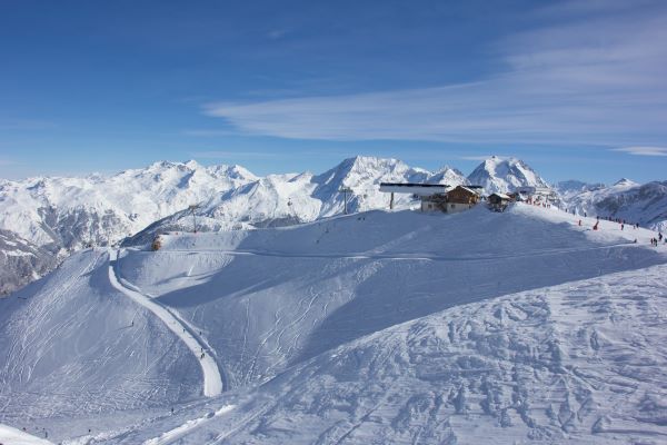 Saulire track Saulire track