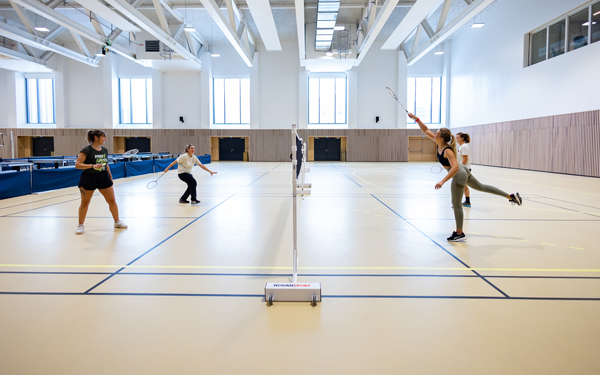 Badminton players, Val Thorens Sports Centre