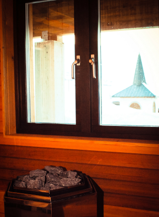 Sauna at Tango Spa