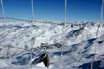 Val Thorens from Cime de Caron